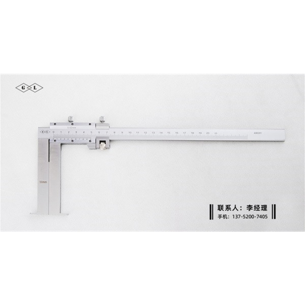 内沟槽游标卡尺50-200×100mm