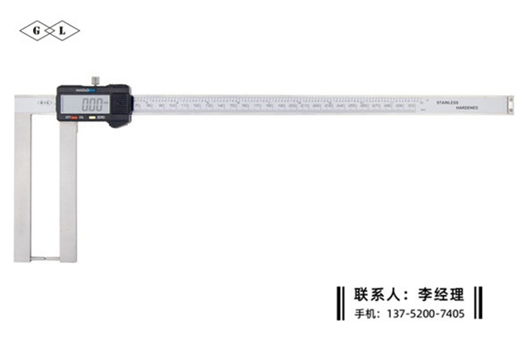 加长爪圆柱头数显卡尺0-300×100mm