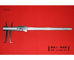 刀头双内沟槽数显卡尺9-300mm