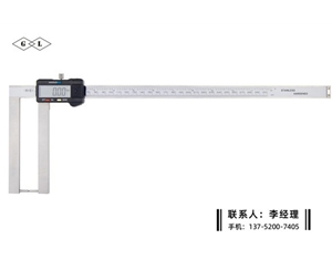 加长爪圆柱头数显卡尺0-300×100mm